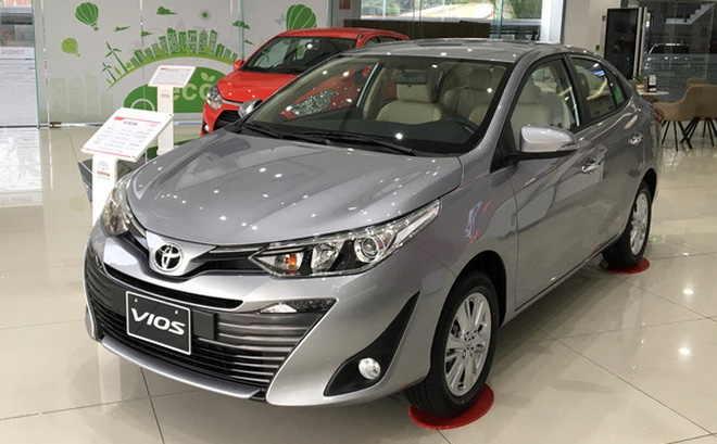 hyundaibienhoavn.com - Top 10 mẫu xe bán chạy tháng 12/2019: Toyota Vios: Doanh số 3.172 chiếc